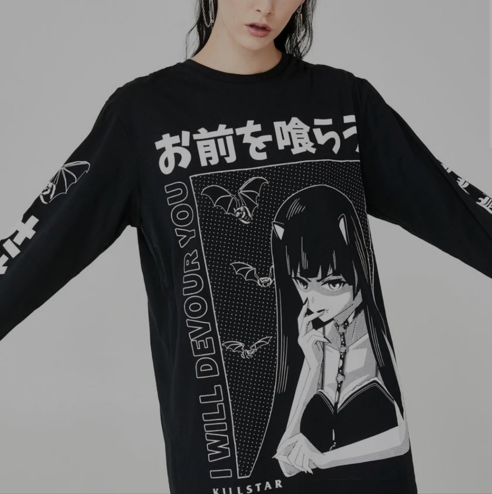 Killstar I will devour you anime girl shirt